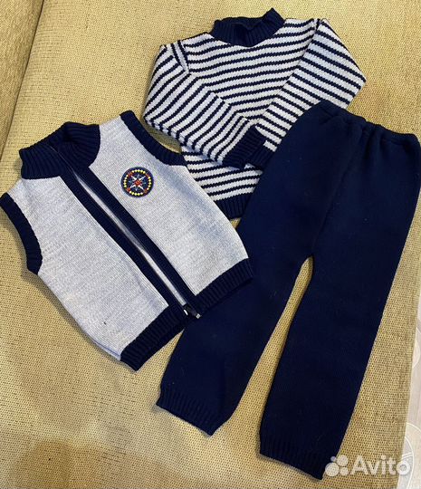 Костюм тройка для мальчика 92-98