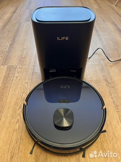 Робот пылесос со станцией самоочистки ilife T10s