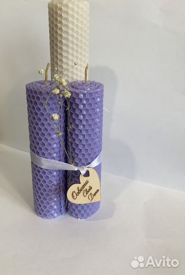 Свечи из ващины ручной работы