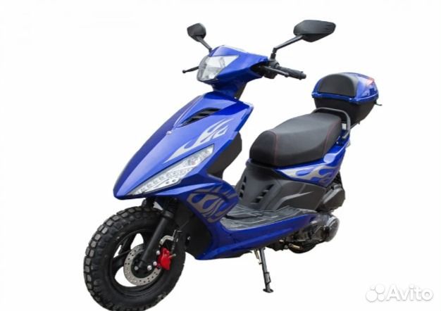 Скутер slash синий