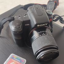 Цифровой фотоаппарат sony a200