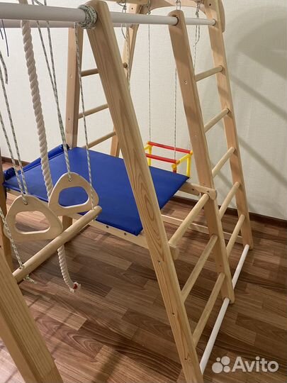 Детский спортивный комплекс деревянный