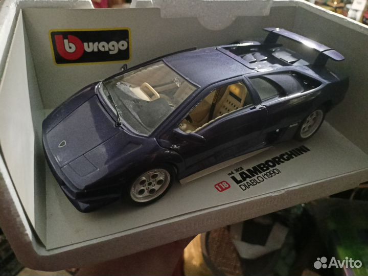 Lamborghini Diablo Bburago 1990 1:18