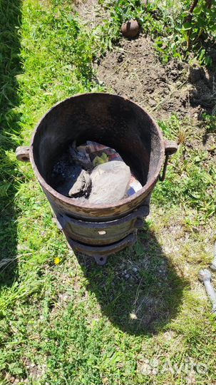 Печь буржуйка чугунная СССР