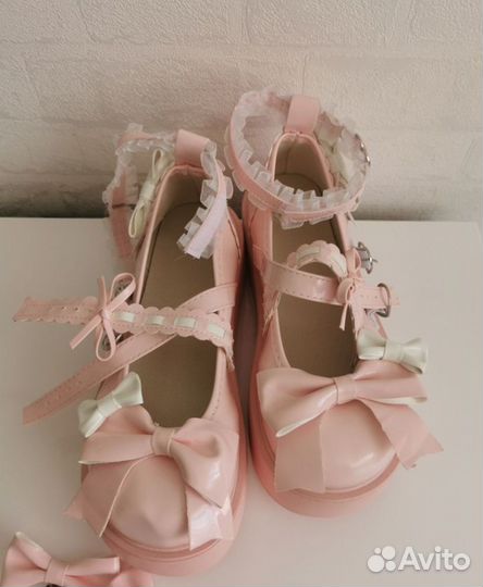 Туфли на платформе лолита jiraikei няшка винтаж 36