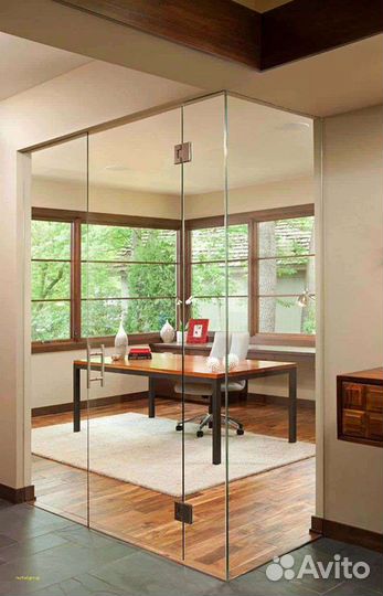 Перегородка стеклянная