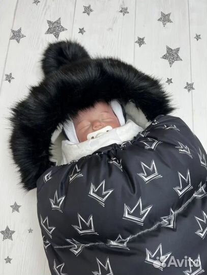 Конверт на выписку зимний