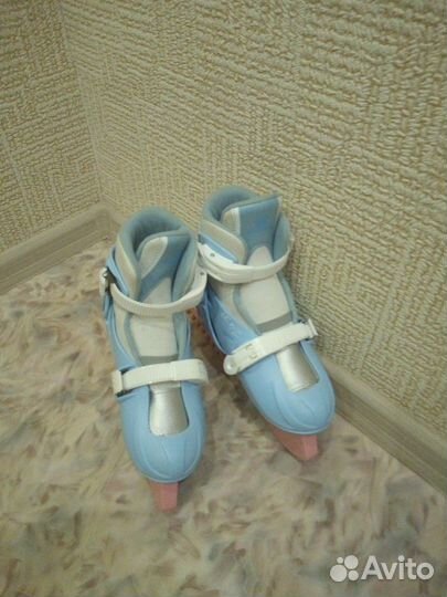 Коньки детские размер передвигаются от 30 до 33