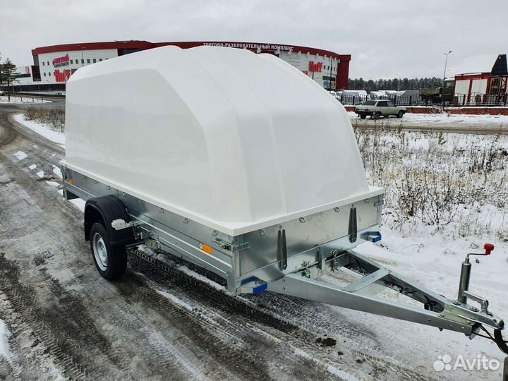 Прицеп Саранский с пластиковой крышкой
