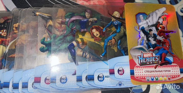 Карточки marvel