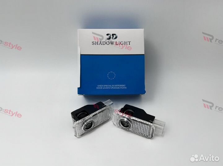 Проекция логотипа Audi на двери Тип 1 R2333