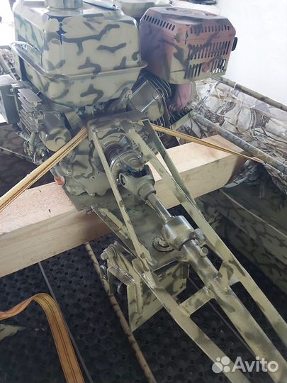 Мотор лодочный болотоход