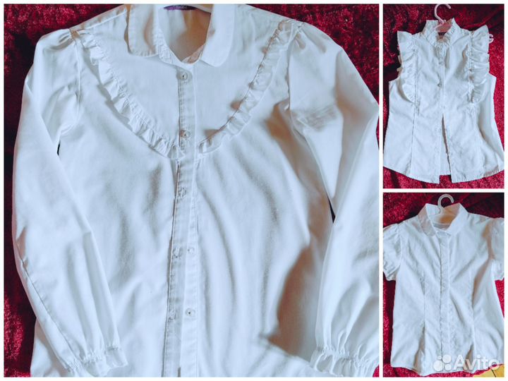 Блузки белые /форма для девочки