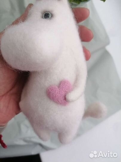 Муми Тролль с сердечком