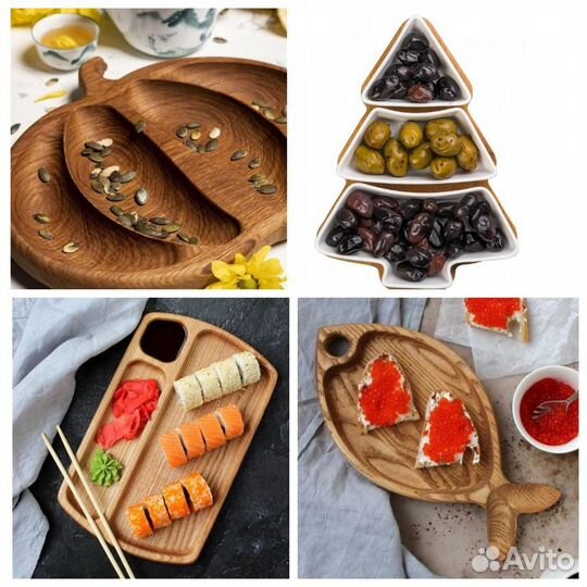 Поднос менажница горшок духовой