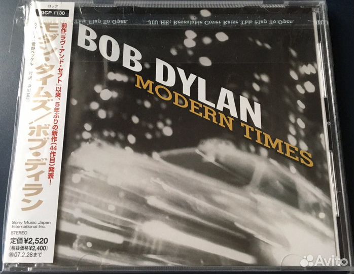 Bob Dylan Modern Times OBI Japan