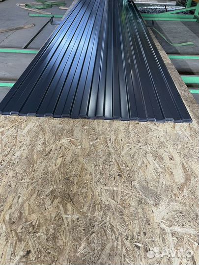 Профнастил С-10 серый темный