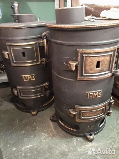 Буржуйка чугунная печь СССР