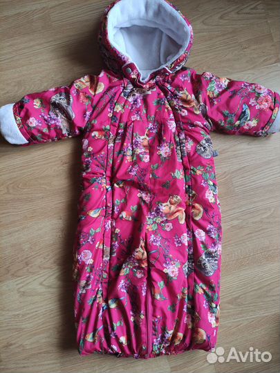 Комбинезон трансформер зимний 80-86р