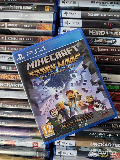 Игра Minecraft Story mode ps4, ps5