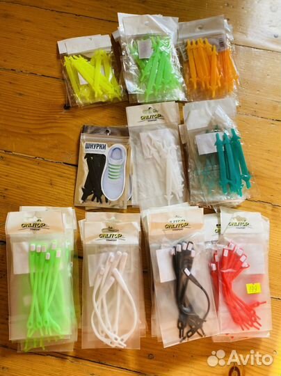 Силиконовые шнурки и резиновые