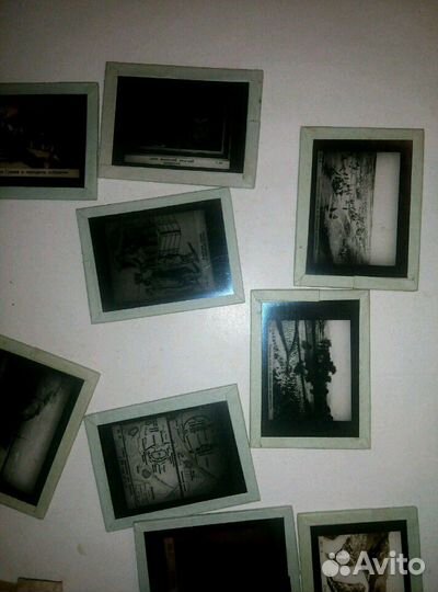 Диапозитивы стекло 1957 г. Раритет