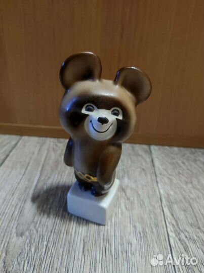 Олимпийский мишка фарфор Вербилки