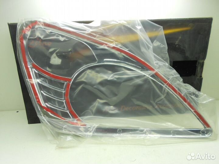 Honda CR-V 2003 Накладки Передних Фар Хром