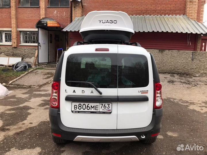 Автобокс на крышу лада Ларгус (Yuago Avatar 460л)