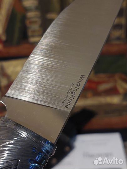 Нож WK7К Х12мф Сатин Заполированный Эластрон