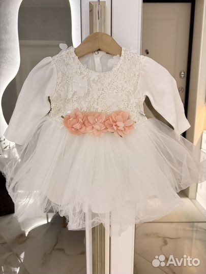 Детское нарядное платье 80 размер