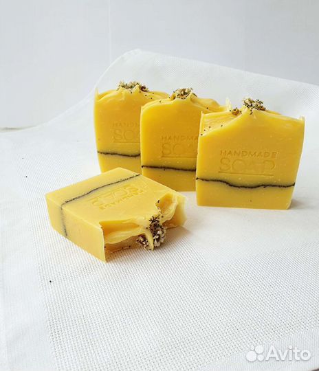 Облепиховое мыло ручной работы