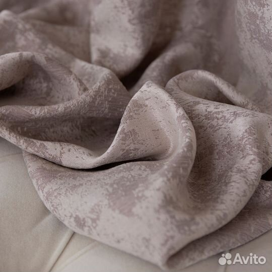 Комплект штор мрамор Зарина Розовый жемчуг