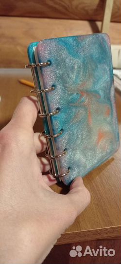 Блокнот из эпоксидной смолы