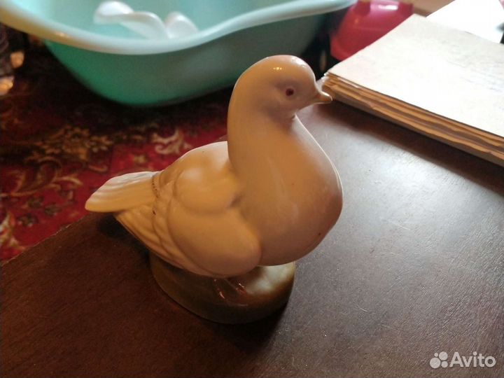 Статуэтка Голубь Старая Гжель