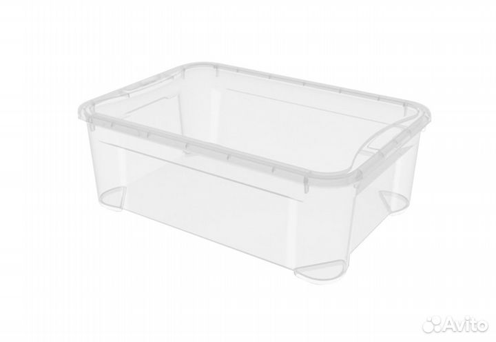 Ящик пластиковый с крышкой