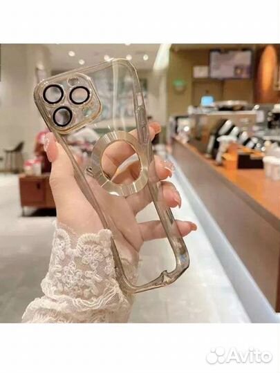 Чехол с магнитом магсейф на iPhone