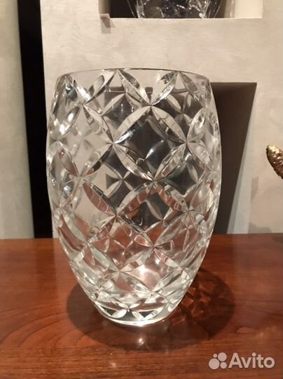 Хрустальная ваза Чехия времен советских времен