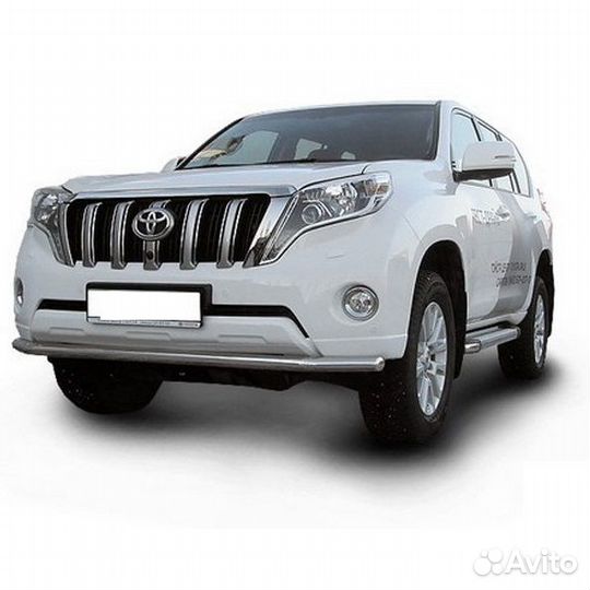 Защита переднего бампера Toyota LC prado J150 2014