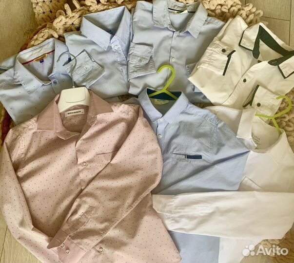 Рубашки как новые 140-146 размеры