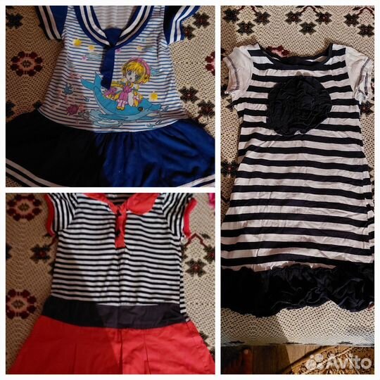 Одежда для девочки пакетом 4-5 лет