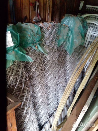 Сетка рабица 50х50 оцинкованная 1,6 мм (6 рулонов)