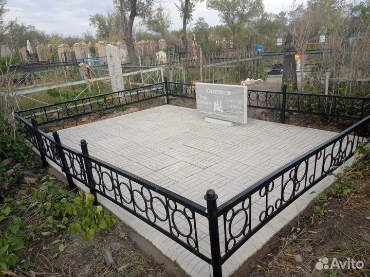 Благоустстройство могил, памятники