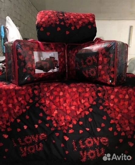 Комплект с подушками и одеялом
