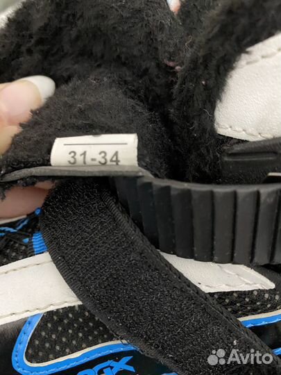 Коньки детские раздвижные, размер 31-34