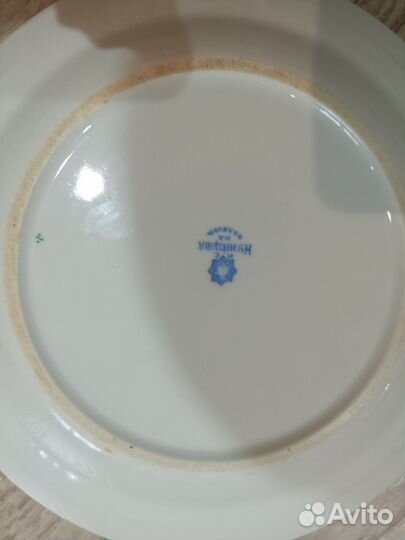 Тарелка антикварная 1880г