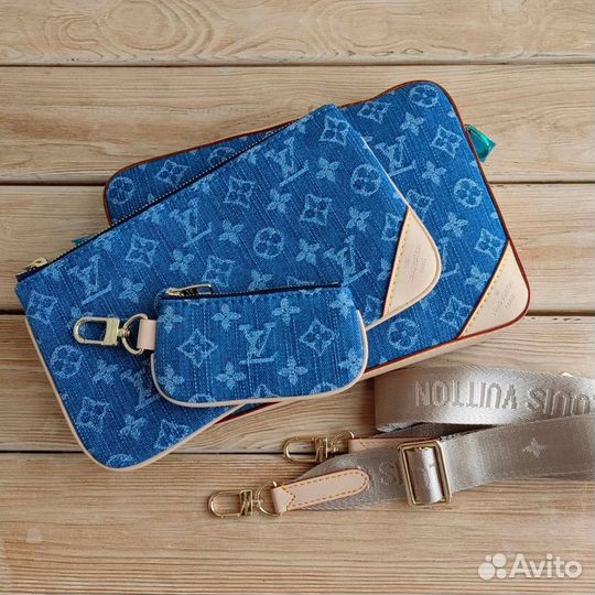 Сумка louis vuitton trio messenger