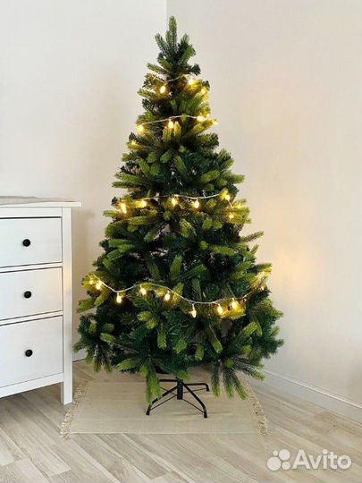 Елка искусственная комбинирована(пвх+ре)