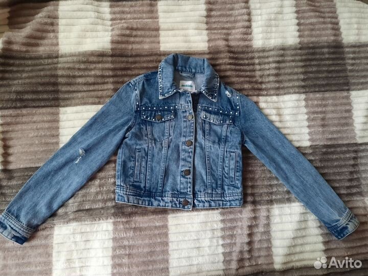 Джинсовая куртка для девочки