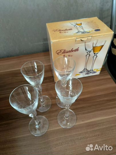 Бокалы рюмки Bohemia 